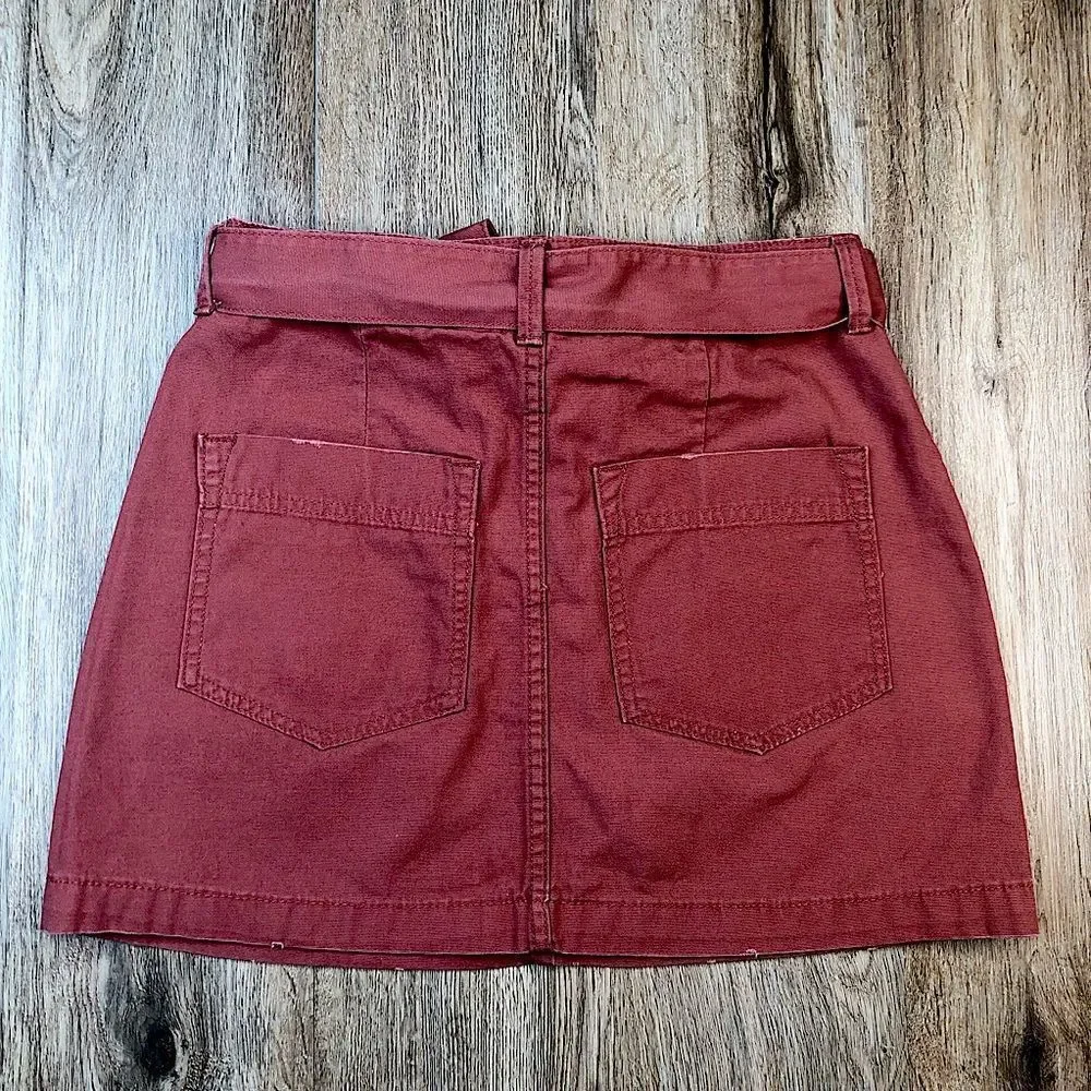 Tilly’s Indigo Rein Cargo Mini Skirt sz S